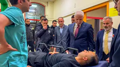 İstanbul'da Gösterilerde Yaralanan Polisler Ziyaret Edildi